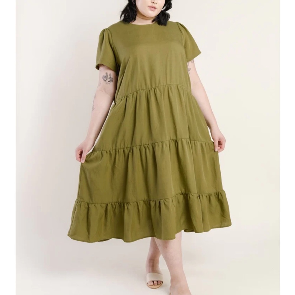Tradlands Chalet Dress Olive